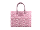 Versace Medusa didelė rožinė drobinė rankinė