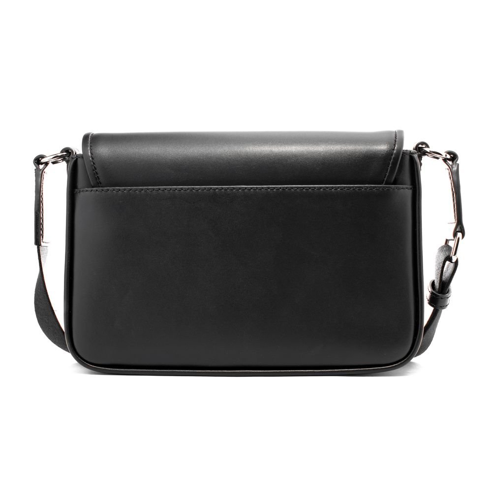 Black Leather Shoulder Bag - Image 2