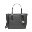 Michael kors juoda odinė moteriška rankinė su auksinėmis detalėmis