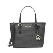 Michael kors juoda odinė moteriška rankinė su auksinėmis detalėmis