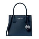 Blue Fur Handbag