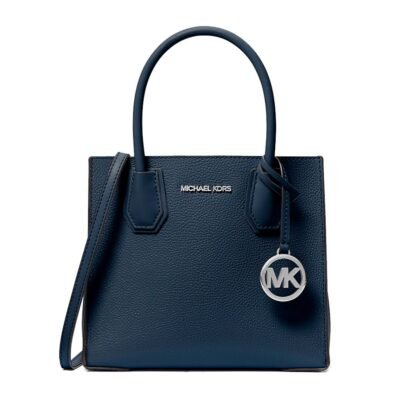 Blue Fur Handbag