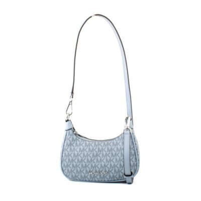 Blue Canvas Shoulder Bag