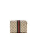 Beige Fabric Wallet