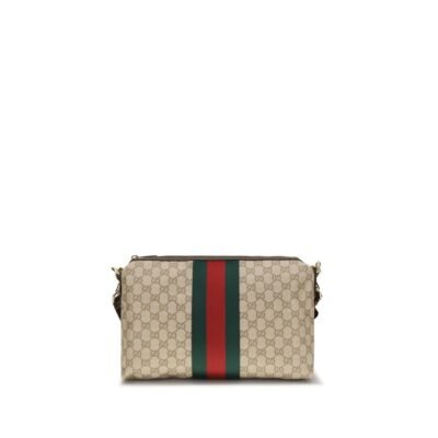 Beige Fabric Shoulder Bag