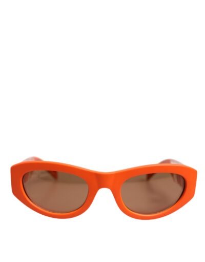 Oranžiniai ovalūs akiniai nuo saulės dolce & gabbana