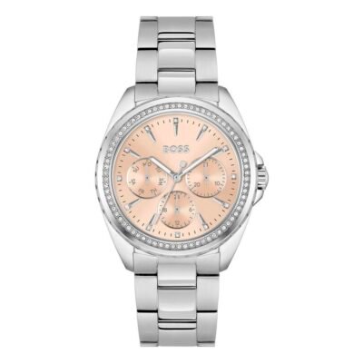 Gray Stainless Steel Dress Watch