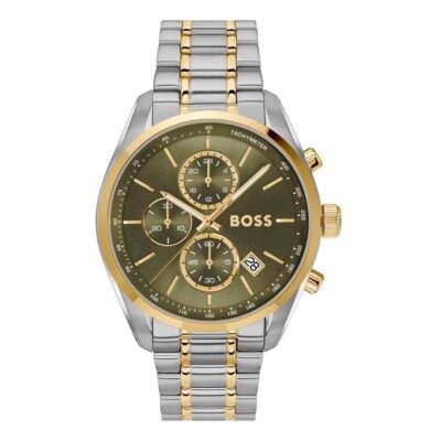 Gray Stainless Steel Dress Watch