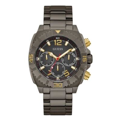 Gray Stainless Steel Dress Watch