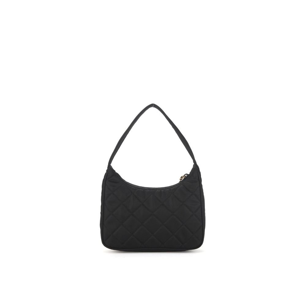 Juoda nailoninė petnešinė rankinė - Image 3