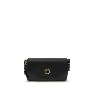 Black Calf Leather Bos Taurus Shoulder Bag