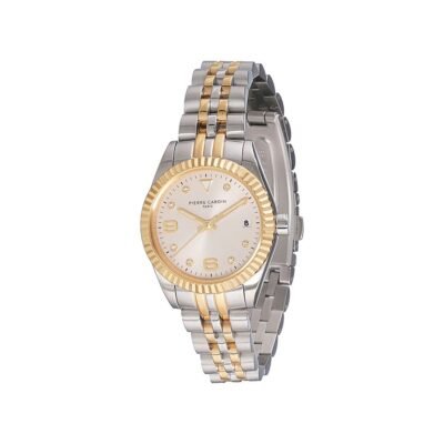 Gray Stainless Steel Dress Watch