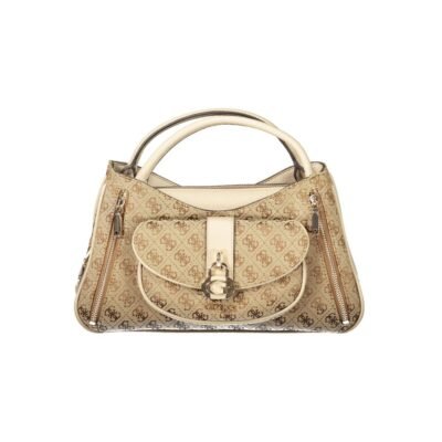 Beige Poliuretano Women Handbag