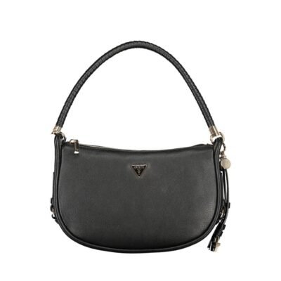 "Nero Polyurethane Women Handbag"