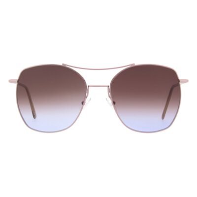Rose Gold Metal Sunglasses