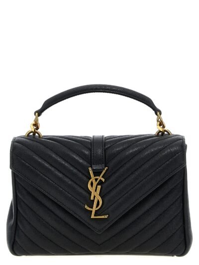 Black Calfskin Crossbody Bag