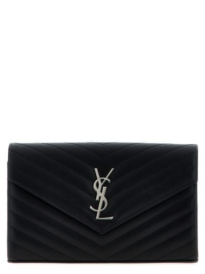 Black Calfskin Clutch Bag