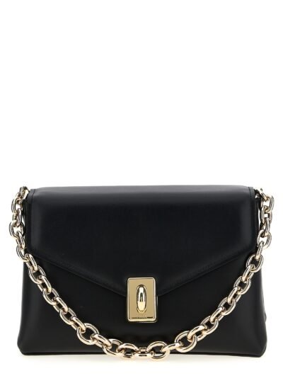 Black Leather Shoulder Bag