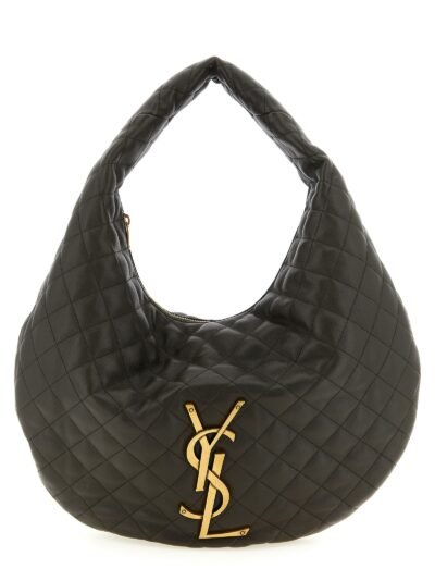 Brown Lamb Leather Shoulder Bag