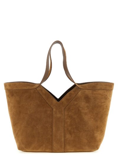 Brown Calfskin Tote Bag