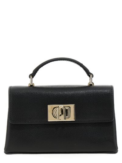 Black Leather Crossbody Bag
