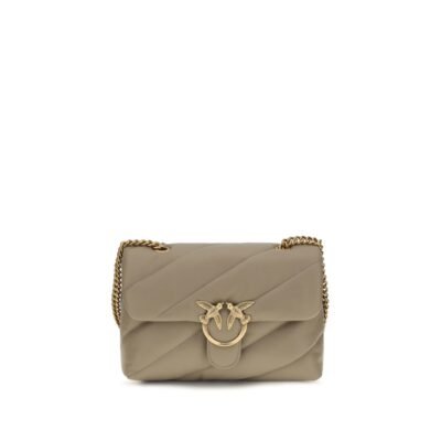 Gray Calf Leather Bos Taurus Shoulder Bag
