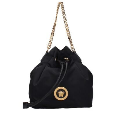 Black Fabric Handbag
