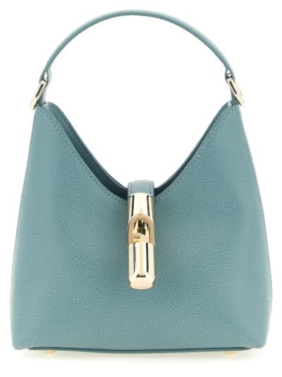 Blue Calfskin Handbag