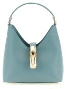 Blue Calfskin Handbag