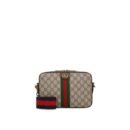 Beige Cotton Shoulder Bag