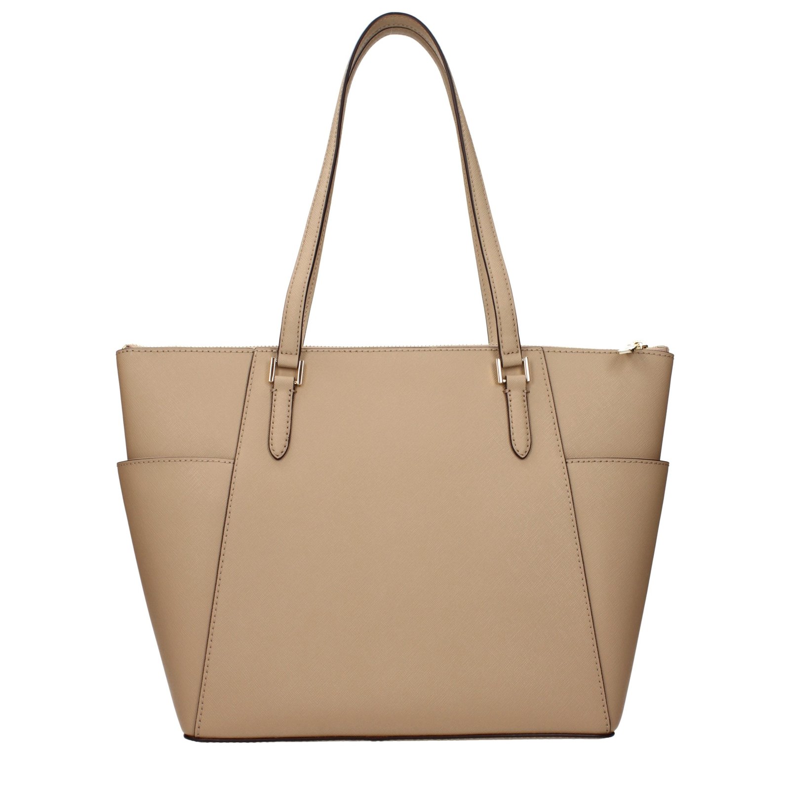 Beige Leather Shoulder Bag - Image 3