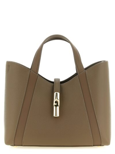 Gray Calfskin Tote Bag