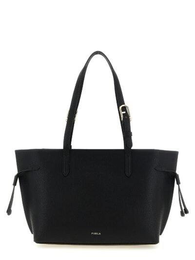 Black Calfskin Tote Bag