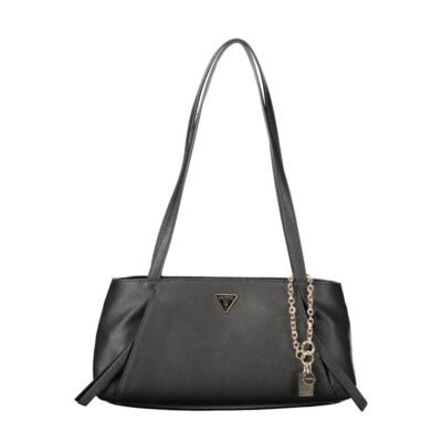 Black Polyurethane Women's Bag