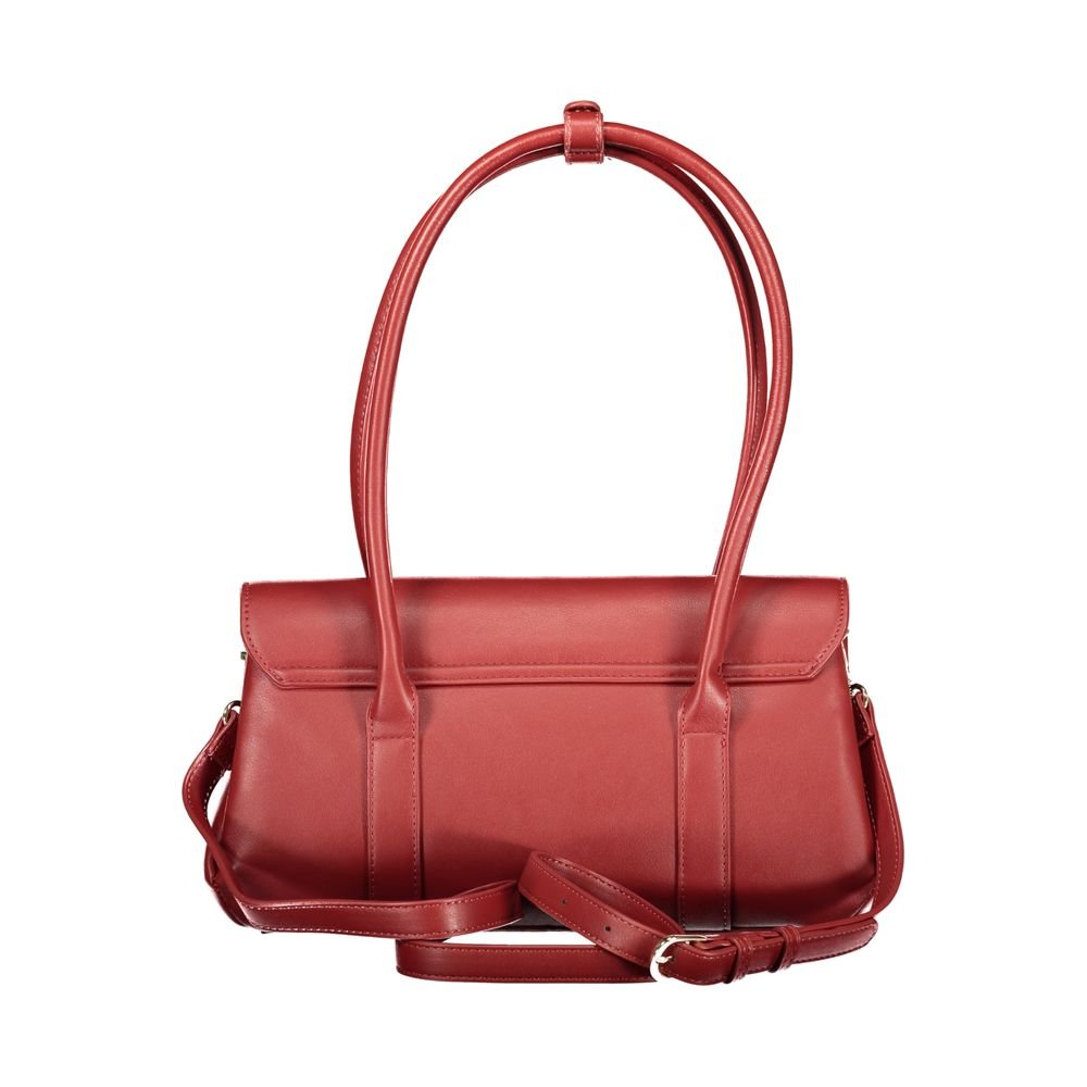 Raudona moteriška rankinė iš poliuretano - Image 2