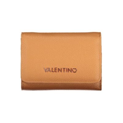 Brown Polyurethane Women's Wallet