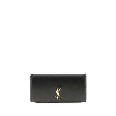 Black Calf Leather Bos Taurus Shoulder Bag