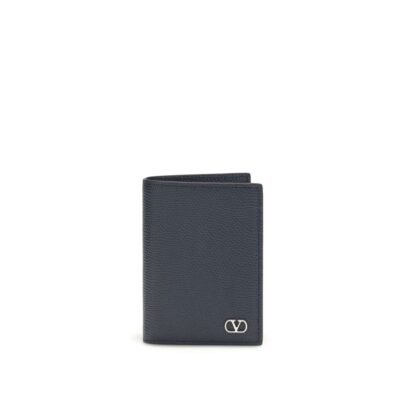 Blue Calf Leather Bos Taurus Wallet