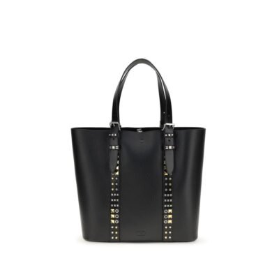 Black Calf Leather Bos Taurus Shoulder Bag