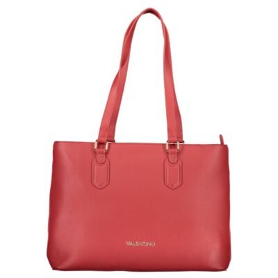 Rosso Polyurethane Women's Bag With Zip Closure And Compartments