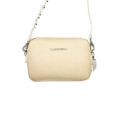 Beige Polyurethane Women's Bag