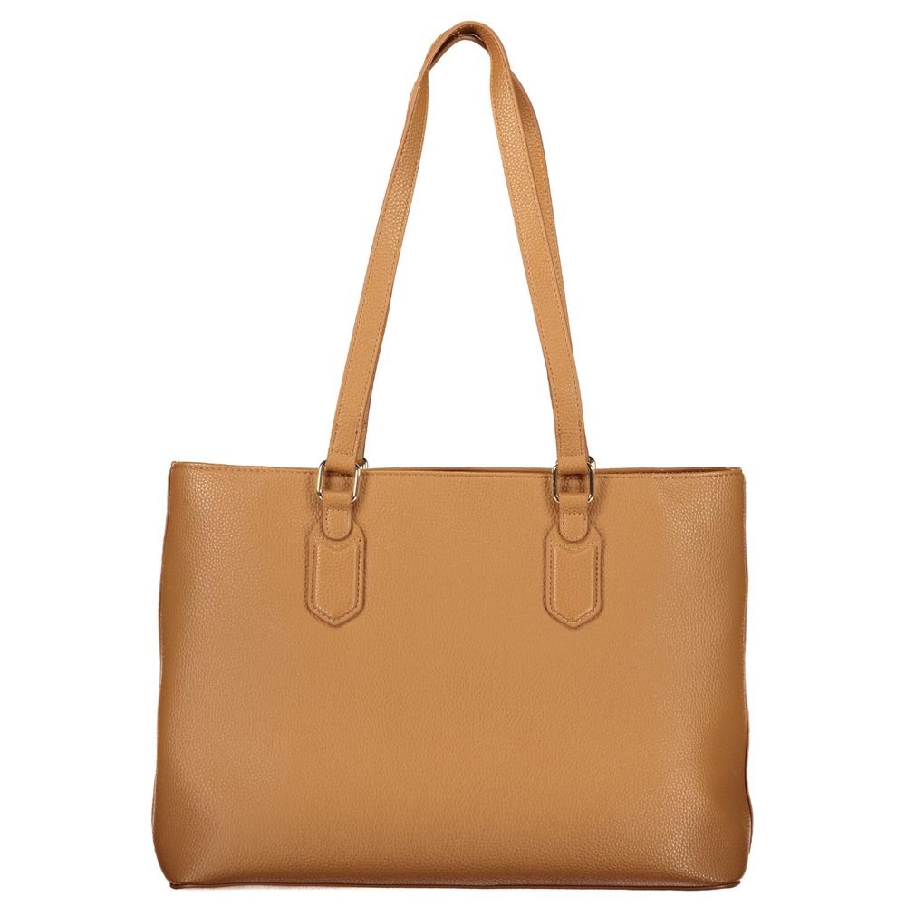 Brown Polyurethane Women's Bag - Image 2