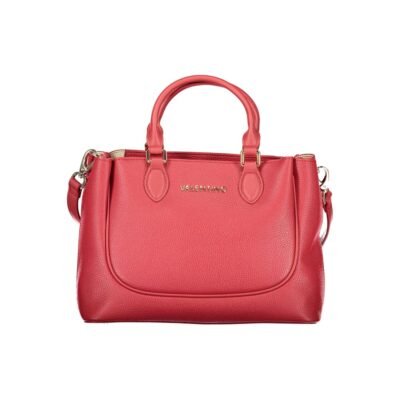 Rosso Poliuretano Donna Bag With Handles and Protective Features