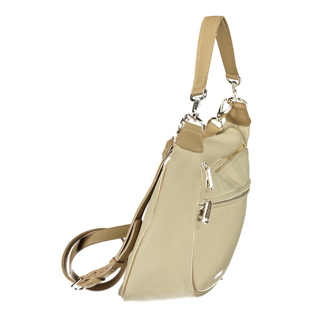Beige Polyurethane Women's Bag - Image 3