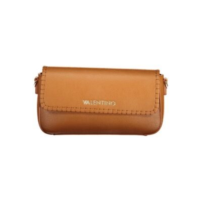 Brown Polyurethane Women's Bag