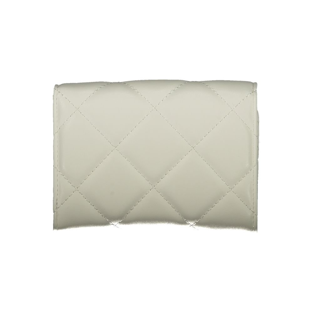 Bianco baltos spalvos moteriška piniginė iš poliuretano - Image 2