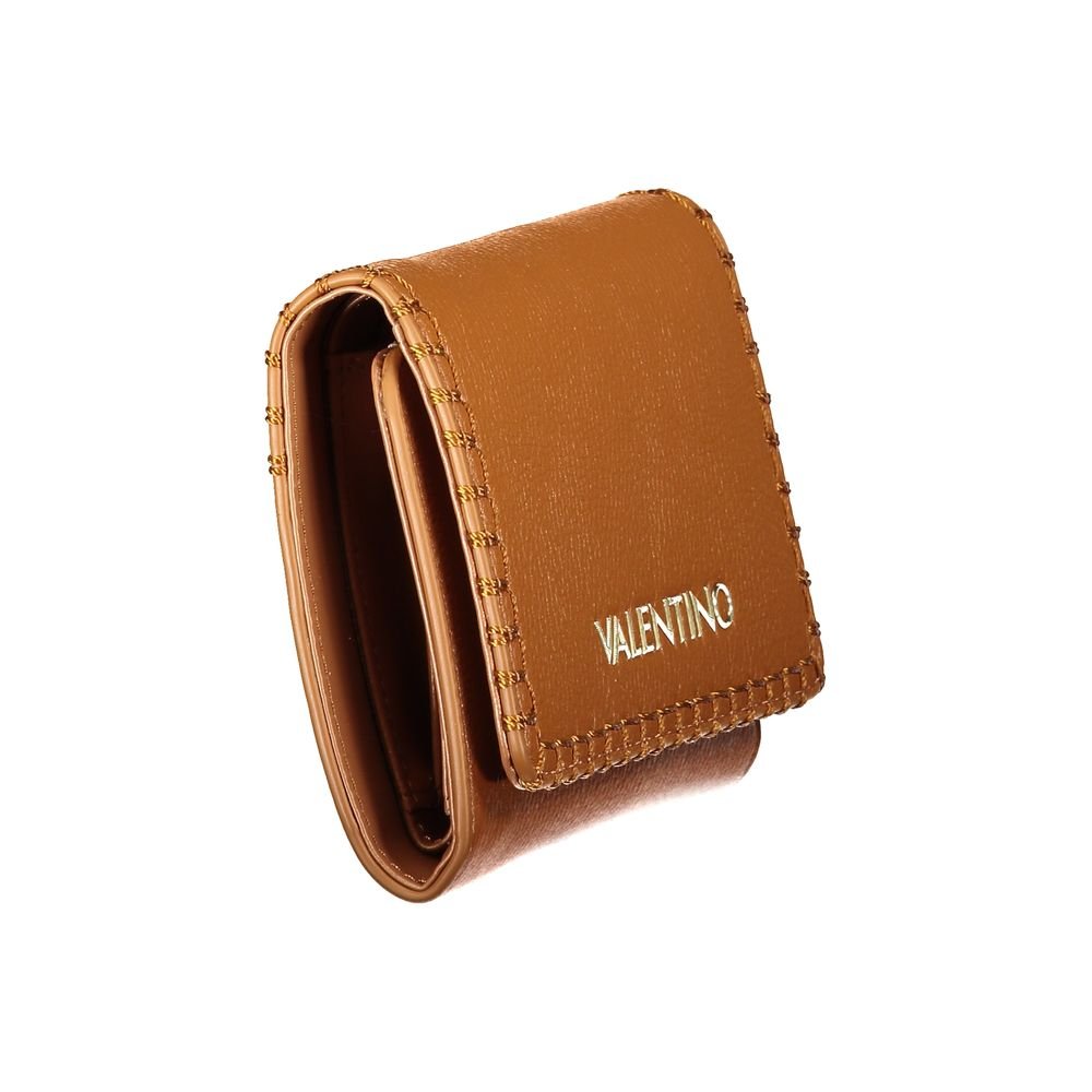 Brown Polyurethane Womens Wallet - Image 3