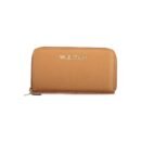 Brown Polyurethane Women's Wallet