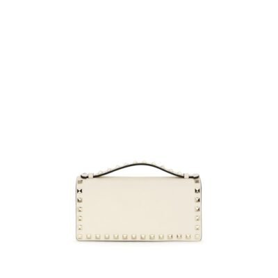 Beige Calf Leather Bos Taurus Wallet