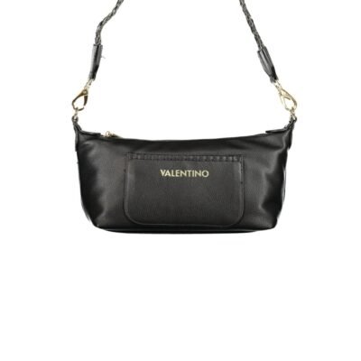 Nero Polyurethane Women's Bag with Adjustable Shoulder Strap